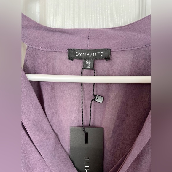 NWT Dynamite Camisole Sleeveless Blouse with Ties - Picture 3 of 7